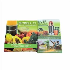 Nutribullet Recipe Books - set of 2 NWOT